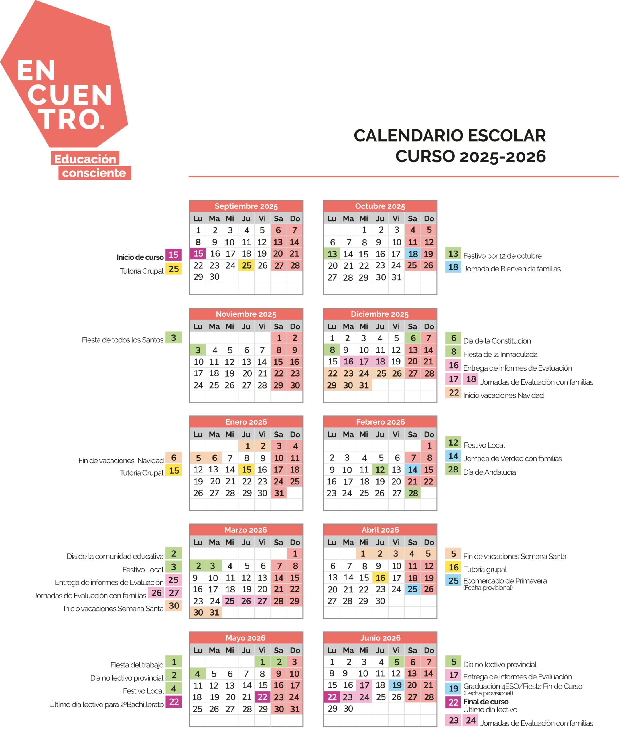 Calendario académico